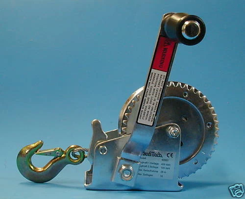 Handwinde mit Kurbel Winde Zugwinde Seilzug Boot Seilwinde mit Seil 800 kg NEU - Bild 1 von 1