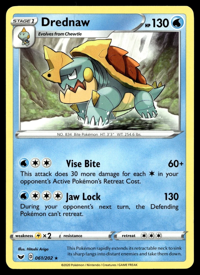 Drednaw 061/202 SWSH01: Sword & Shield Base Set - Image 1 of 2