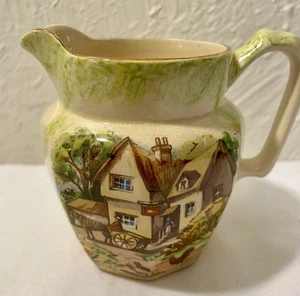 Vintage Price Bros. Cottage-Farm-Horse Chickens Made In England Creamer EUC - Picture 1 of 11