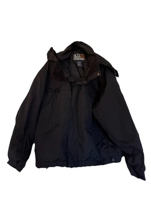 Chaqueta táctica 5.11 5 en 1 para todo tipo de clima para hombre XL negra falta polar Foto 1 de 4