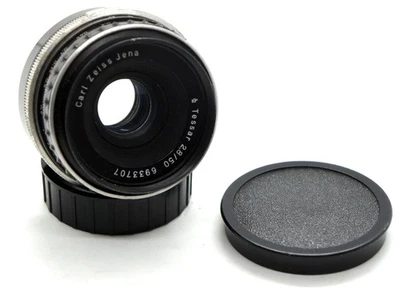 Carl Zeiss Jena Tessar 镜头 2.8/50 毫米 M42 螺钉安装 罕见 第一版 — 第 1/4 张图片