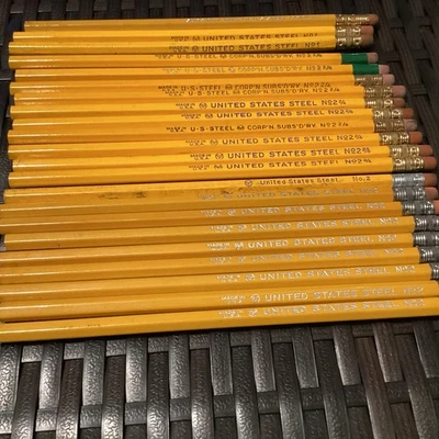 Vtg USS United States Steel USS Old Stock No 2 & No 2 2/4 & No  1 & N-F Total 22 - Image 1 of 4