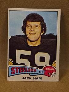 1975 Topps Football #125 Jack Ham Linebacker Pittsburgh Steelers VG - Picture 1 of 4