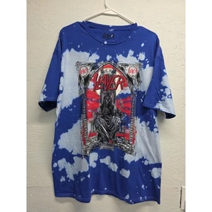 Slayer Skelett Rock Band Retro Batik Größe X-Large Grafik T-Shirt Neu ohne Etikett - Bild 1 von 5