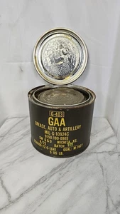 Vintage Military 1972 GAA 5lbs Grease Automotive Artillery Lubricant - Bild 1 von 10
