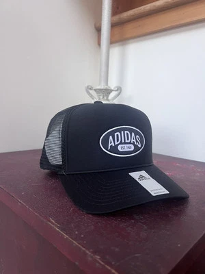 Adidas Men’s Foam 2 Trucker Hat - Black/White - Image 1 of 4