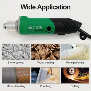 Mini Electric Grinder Milling Rotary Engraving Grind Carving Drill 480W 6 Speed - Picture 1 of 17