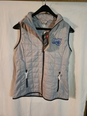 Cutter And Buck Women's Frisco Fighters Packable Puffer Vest In Gray Size Small - Image 1 of 4