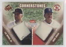 2002 Fleer Platinum Cornerstones Numbered /2000 Wade Boggs Cal Ripken Jr HOF