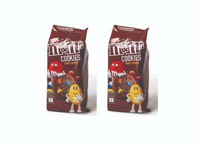 2x M&M'S Soft Baked Cookies Biscuits With Double Chocolate 180g - Image 1 of 2