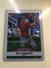 Peter Alonso & Paul Goldschmidt 2019 Donruss Franchise Features #FF17 GREEN /25