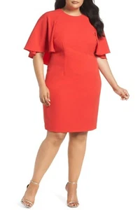 Eliza J Cape Sheath Dress (Plus Size) (size 20W)* - Picture 1 of 4