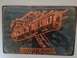 Blech Schild - Wuppertal - Schwebebahn / Orange - Picture 1 of 1