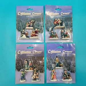 NIP Vintage Cobblestone Corners Village Accessories  Lot of 4 - Picture 1 of 6