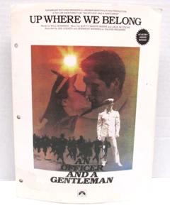 Joe Cocker - Up Where We Belong - Sheet Music An Officer a Gentleman Soundtrack - Picture 1 of 3