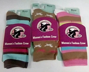 Justin Boots Gypsy Collection Para mujeres Moda Calcetín Crew, Mediano, 3 pares - Imagen 1 de 1