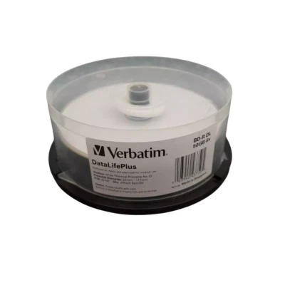 17 Pack Blu-Ray Verbatim BD-R DL 50GB 6x Thermal Printable - Opened And used 8 - Image 1 of 4