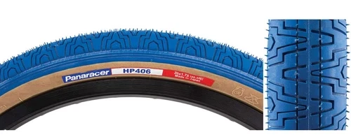 Panaracer HP406 BMX Tire Gumwall Blue NOS Old School 4 Hutch GT Haro Ships Free! - Image 1 of 4