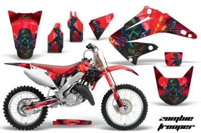 Dirtbike Graphic Decals Stickers For Honda CR125R CR250R 2002-2015 ZOMBIE R - Изображение 1 из 2