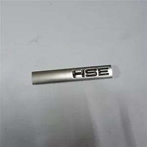 1PC Silver Matte HSE Metal Emblem Badge Sticker Decal Turbo Luxury SUV 3D Diesel - Picture 1 of 8