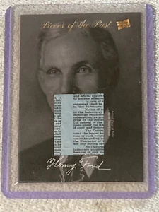 The Bar 2018 - Pieces of Past Hybrid Ed. Reliquia Henry Ford #PRH-HF - Imagen 1 de 2