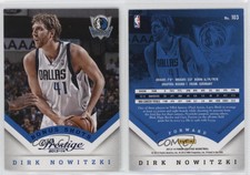 2013-14 Panini Prestige Blue Bonus Shots Dirk Nowitzki #103 HOF