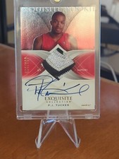 P.J. Tucker 2006-07 UD Upper Deck Exquisite RPA RC /225 Rookie Patch Auto 💎🔥