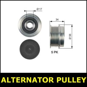Alternator Pulley Fits Volvo C30 V40 2.0 2.4 2.5 525 526 533 7217PAO - Picture 1 of 3