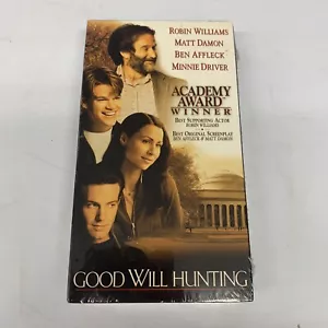 Good Will Hunting - VHS Movie 1997 - Matt Damon, Robin Williams - FACTORY SEALED - Imagen 1 de 9