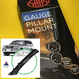 SAAS SGP1202 Twin 2" gauge pillar pod for Toyota 100 Series LANDCRUISER 98-07 - Picture 1 of 5