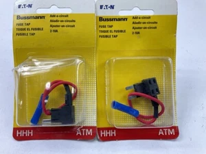 (2) Bussmann BP/HHH-RP ATM Mini Circuit Converter - Add A Circuit ATM Fuse Tap - Picture 1 of 4