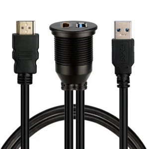 HDMI USB3.0 Auto-Panel-Kabel USB Auto-Verlängerungskabel - Bild 1 von 7