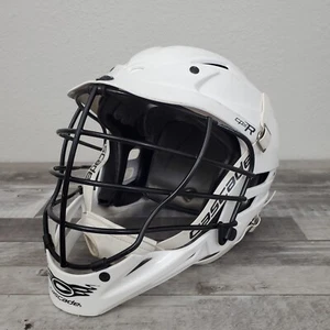 Cascade CPX-R Mens Lacrosse White Helmet with Black Cage Adjustable SPR Fit - Picture 1 of 12