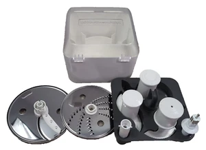 Kitchen Aid Food Processor Multi Blade Accessory Kit With Storage Container - Picture 1 of 10