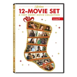 New Lifetime 12-Movie Set A Very Merry Movie Collection Volume 3 DVD Sealed - Imagen 1 de 3