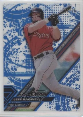 2017 Topps High Tek Pattern 1 Blue Rainbow /75 Jeff Bagwell #HT-JB HOF - Image 1 of 2