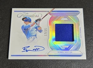 Bobby Witt Jr 2023 Flawless Signature Materials Patch Auto /25 Royals - Picture 1 of 5