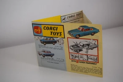 B93 CATALOGO CARTELLA VOLANTINO CORGI TOYS 1964 UK U.K. EXC. COND. - Immagine 1 di 4