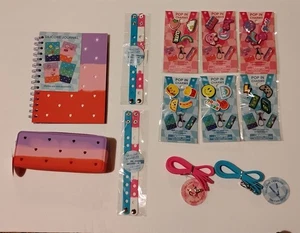 Back To School Bundle Silicone Items With Assorted Pop In Charms All New - Picture 1 of 9
