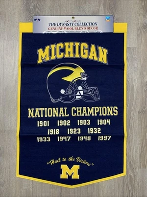 米其根狼王朝刺绣全国冠军 1901 - 04/至 1997 年横幅 — 第 1/2 张图片