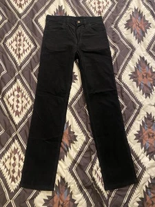 Vintage Wrangler Cordhose gerades Bein schwarz Deadstock Herren 31 lang 31x34 - Bild 1 von 12