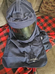 NSA ARC  Flash suit With NSA Rating 40 Hood Helmet Sz M - Picture 1 of 15