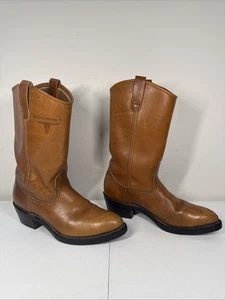 Botas de Trabajo Vaquero Mason Western Cuero Marrón Talla 8.5 D Vibram - Imagen 1 de 7