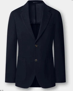 Hackett London men navy Textured Jersey cc jacket/Blazer Uk size 38R new £380 - Picture 1 of 21