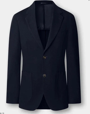 Hackett London men navy Textured Jersey cc jacket/Blazer Uk size 38R new £380 - Image 1 of 4