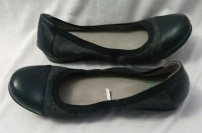 Yuu Zapatos Mujer Tandy 6.5 M Negros Sin Cordones Balet Planos Cómodos Puntera Gorra  Foto 1 de 4