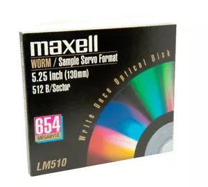 Maxell MO WORM-Disk LM510 654 MB NEU - Bild 1 von 1