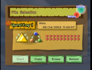 The Legend of Zelda Windwaker Save Komplett 100% Memory Card GameCube Nintendo - Bild 1 von 8