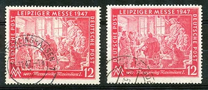 Geallieerde bezetting 965 gebruikt met de plaatfouten 965 II en III (2) - Bild 1 von 1