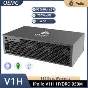 New iPollo V1H 950M 750W Hydro Miner ETC OCTA ASIC Miner Ready Stock - Picture 1 of 6